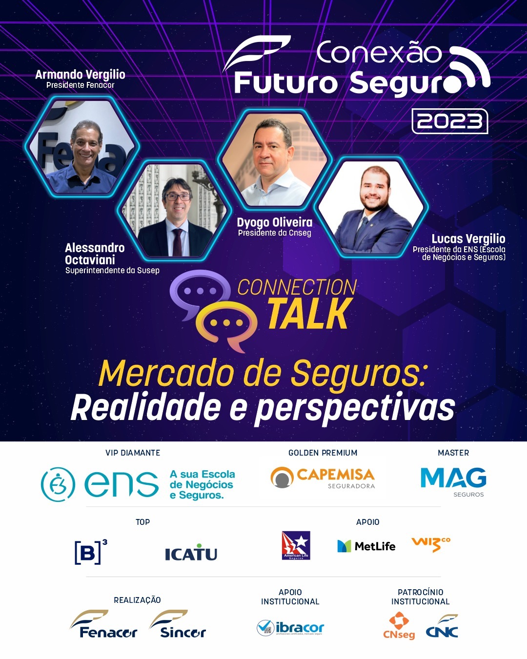 Não perca a oportunidade de participar do Connection Talk durante o Conexão Futuro Seguro!